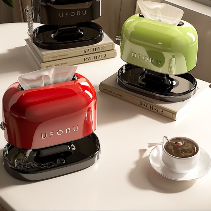 ティッシュケース レトロポップ ティッシュホルダー