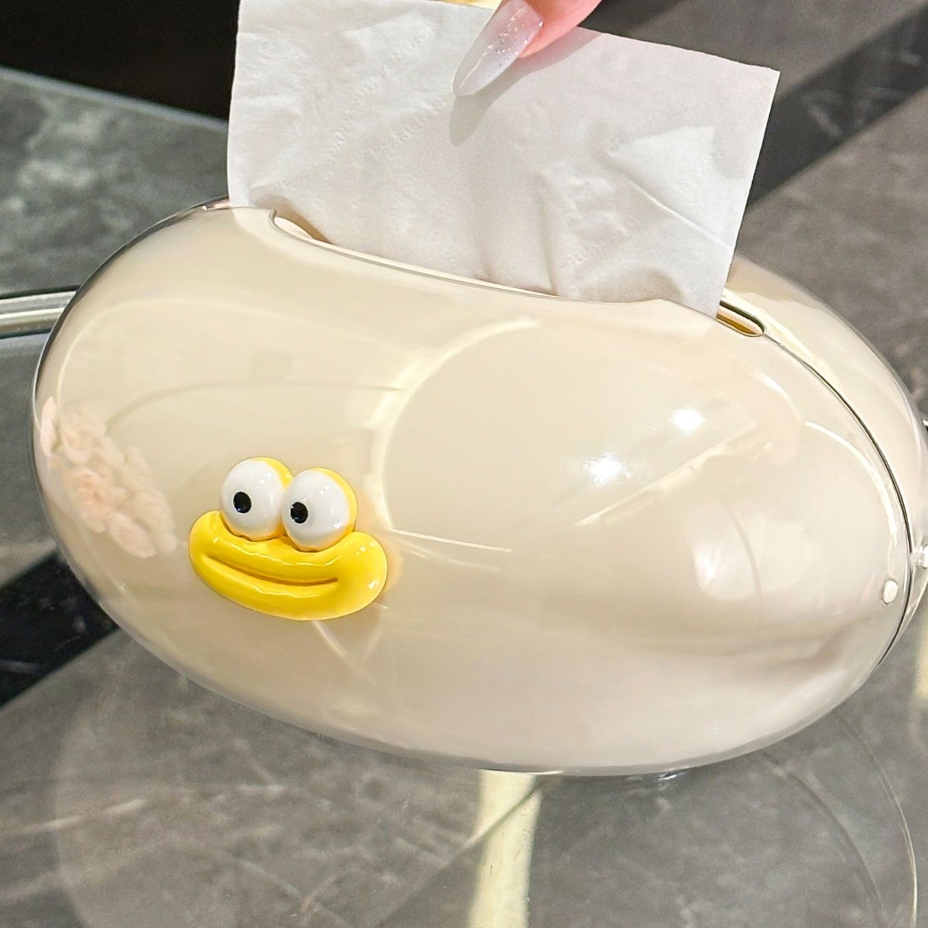 ティッシュケース キュートフェイス ティッシュホルダー