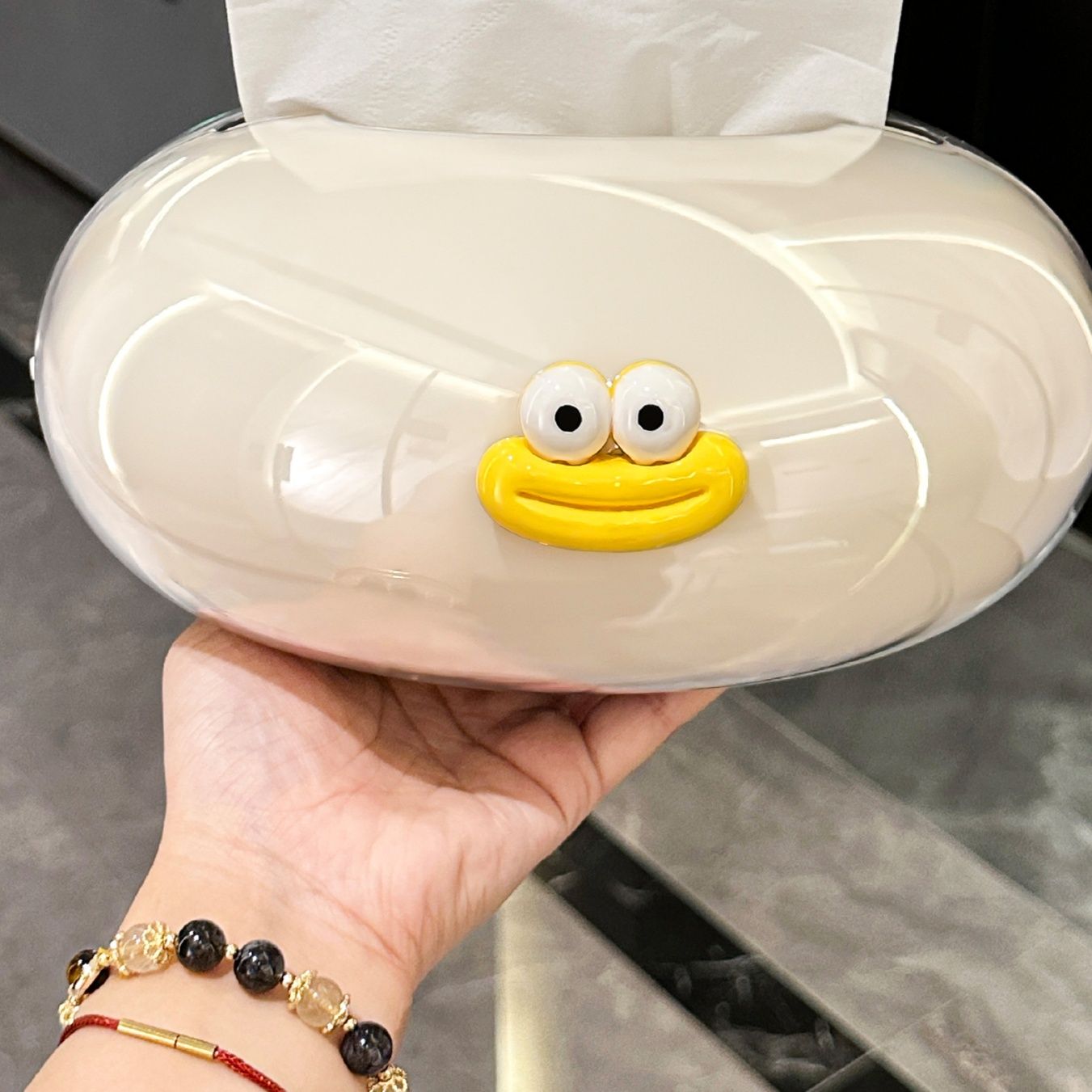 ティッシュケース キュートフェイス ティッシュホルダー