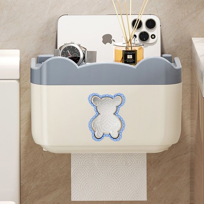 ティッシュケース 多機能壁掛けティッシュボックス