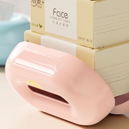 ティッシュケース 磁石開閉式弾簧内蔵ティッシュボックス