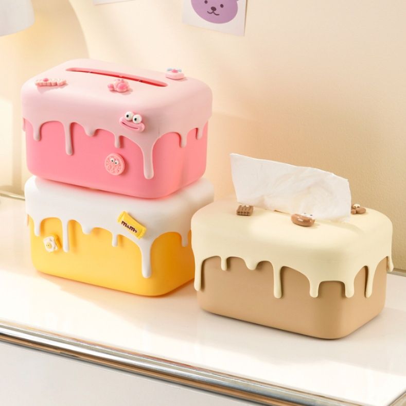 ティッシュケース 自動昇降式　シリコン