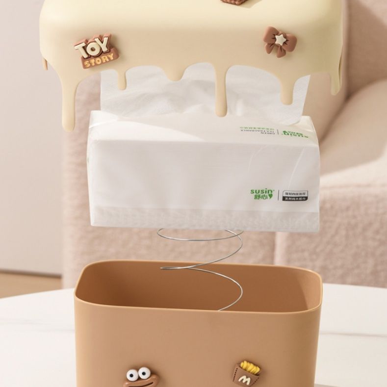ティッシュケース 自動昇降式　シリコン
