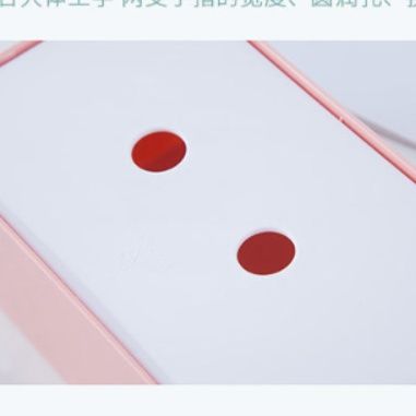 ティッシュケース 通気孔付きシンプル長方形　プラスチック