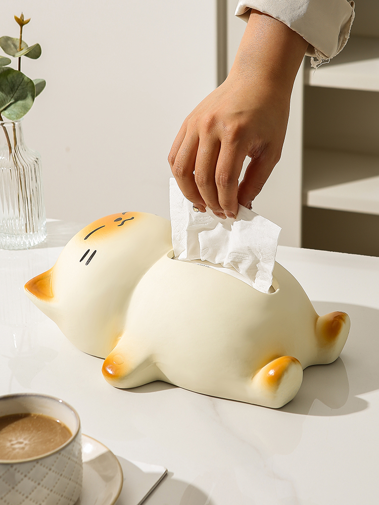 ティッシュケース おやすみねこちゃんティッシュボックス