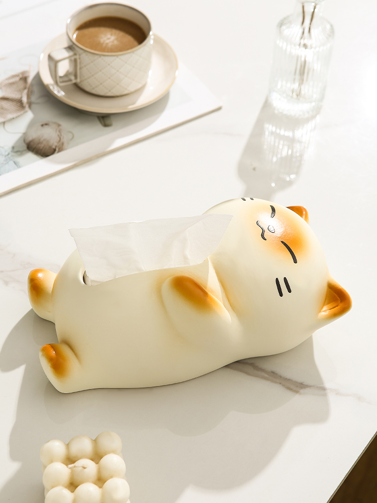 ティッシュケース おやすみねこちゃんティッシュボックス