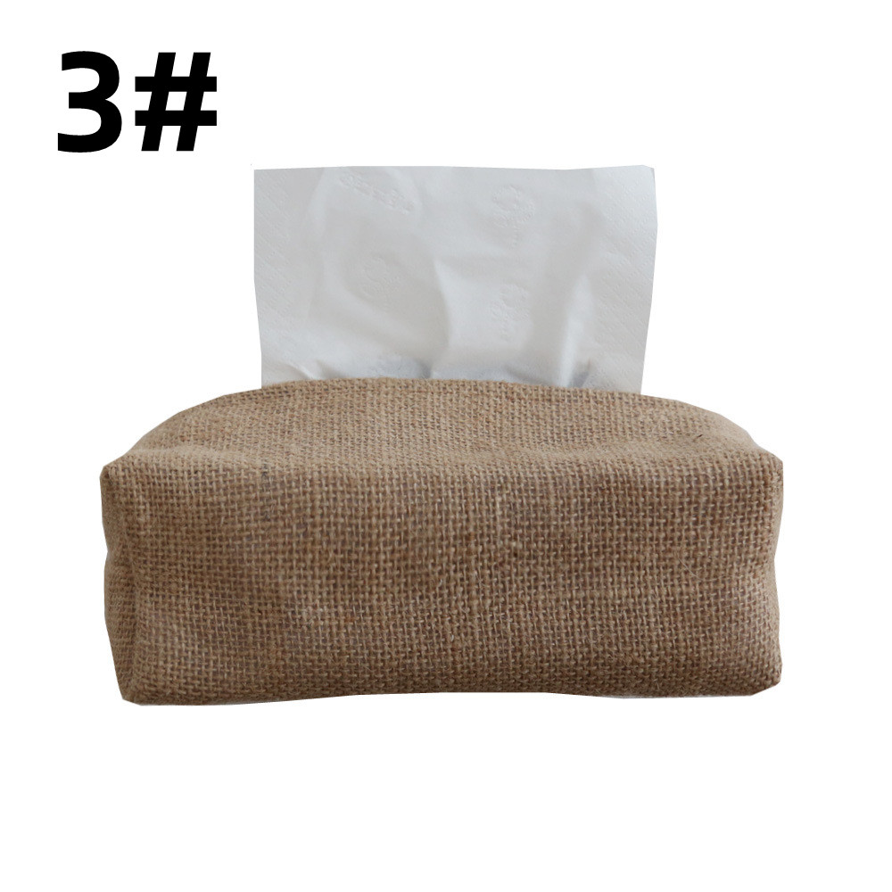 フェルト製チェック柄ティッシュケース おしゃれなカバー