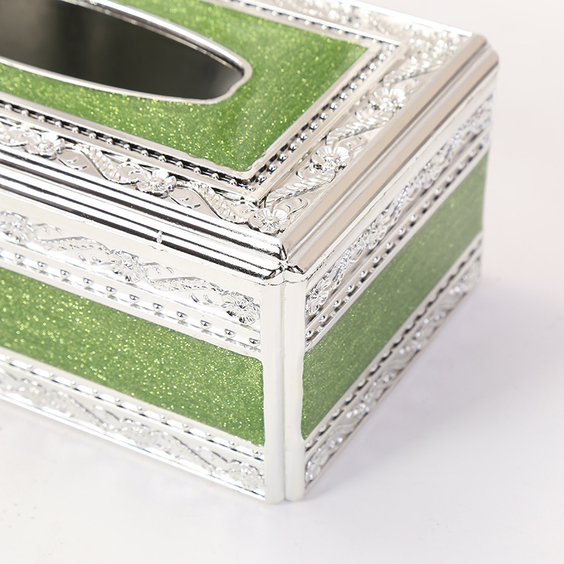 ティッシュケース 欧風彫刻装飾　プラスチック