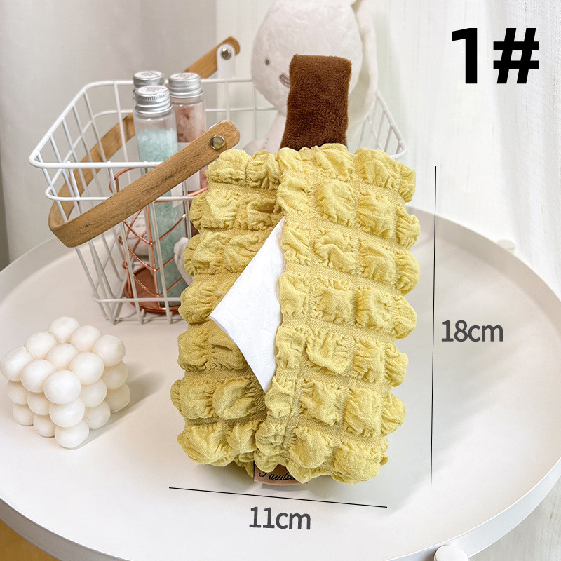 ティッシュケース フェルト製吊り下げティッシュカバー かわいい車載用