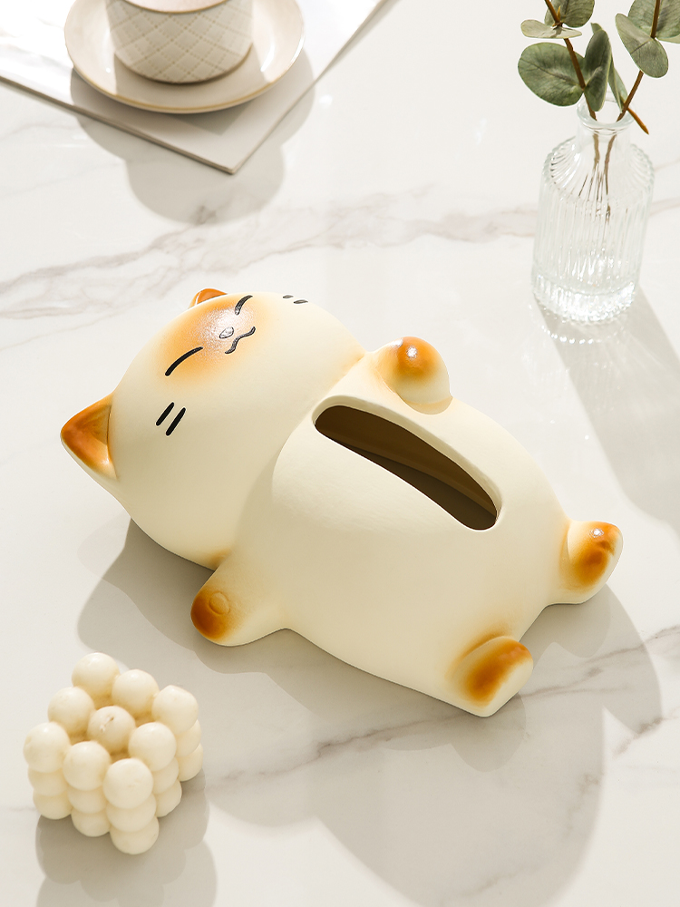 ティッシュケース おやすみねこちゃんティッシュボックス