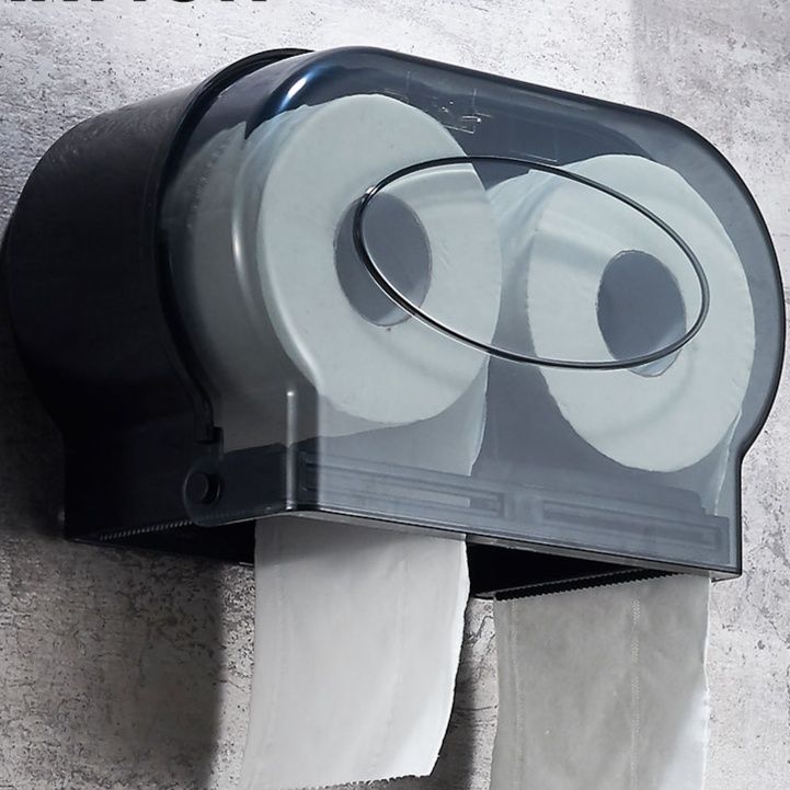 トイレットペーパーホルダー クリアビュー二連ホルダー