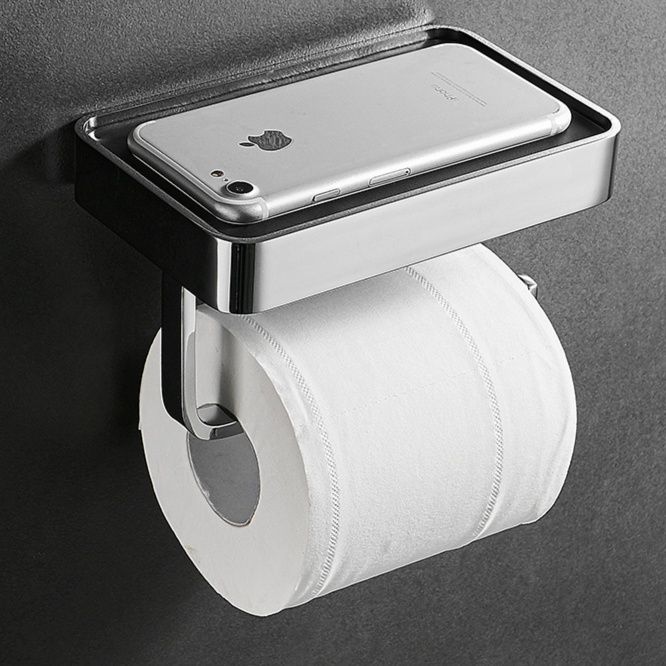 トイレットペーパーホルダー スマート収納トイレットペーパーホルダー