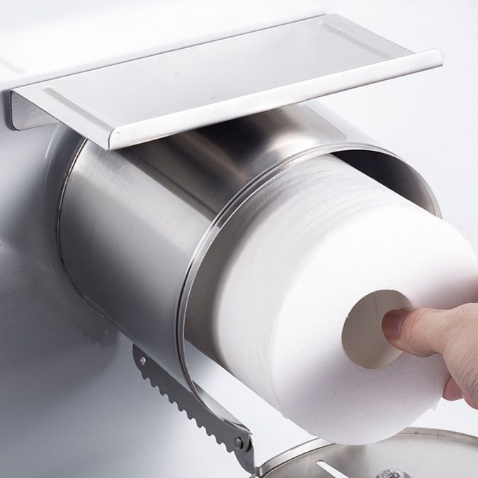 トイレットペーパーホルダー 多機能ロック付きペーパーホルダー棚