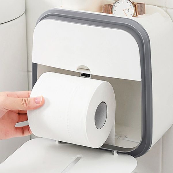 トイレットペーパーホルダー 多機能壁掛け式トイレットペーパーホルダー収納棚