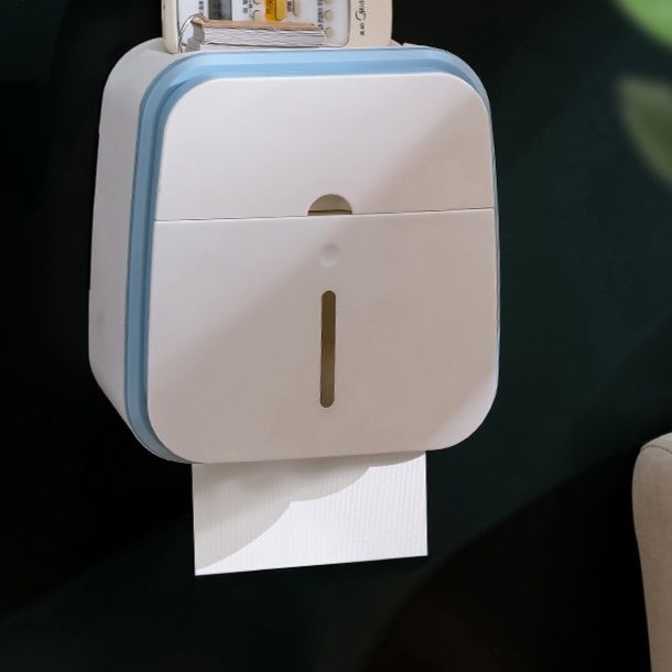 トイレットペーパーホルダー 多機能壁掛け式トイレットペーパーホルダー収納棚