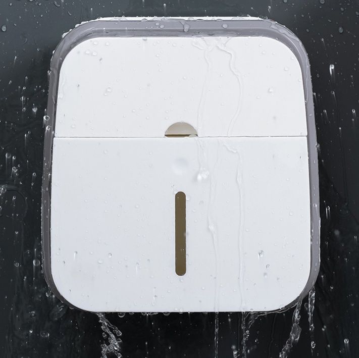 トイレットペーパーホルダー 多機能壁掛け式トイレットペーパーホルダー収納棚