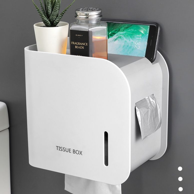 トイレットペーパーホルダー 磁吸接続式防水トイレットペーパー収納棚