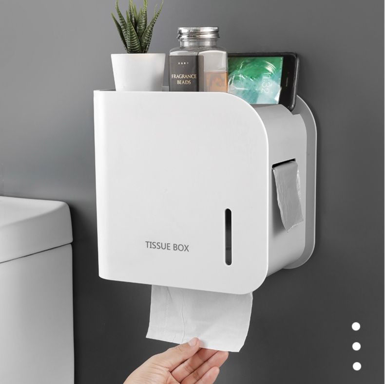 トイレットペーパーホルダー 磁吸接続式防水トイレットペーパー収納棚