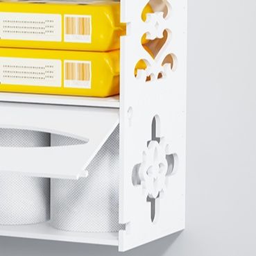 トイレットペーパーホルダー 壁掛け式多機能トイレットペーパー収納棚