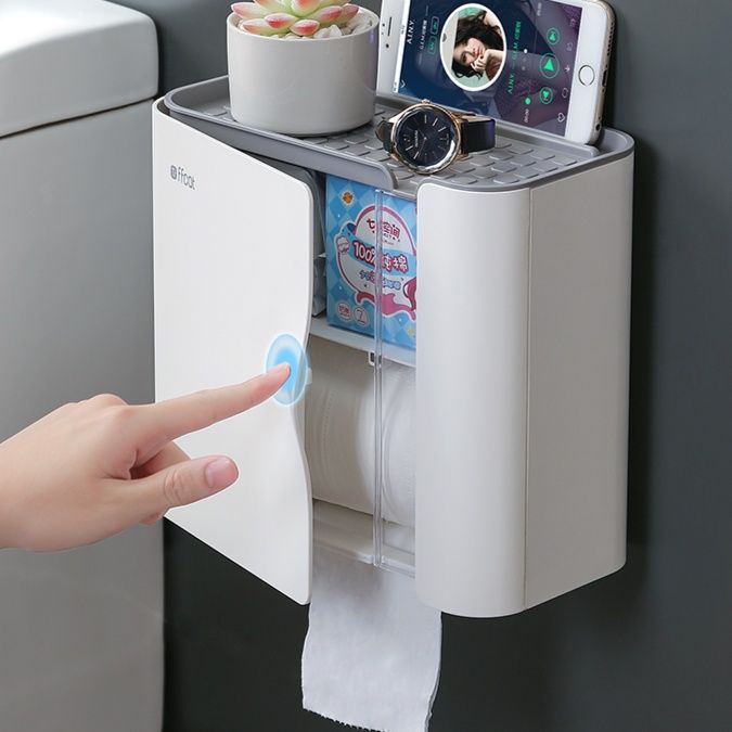 トイレットペーパーホルダー 多機能トイレットペーパーホルダーカバー
