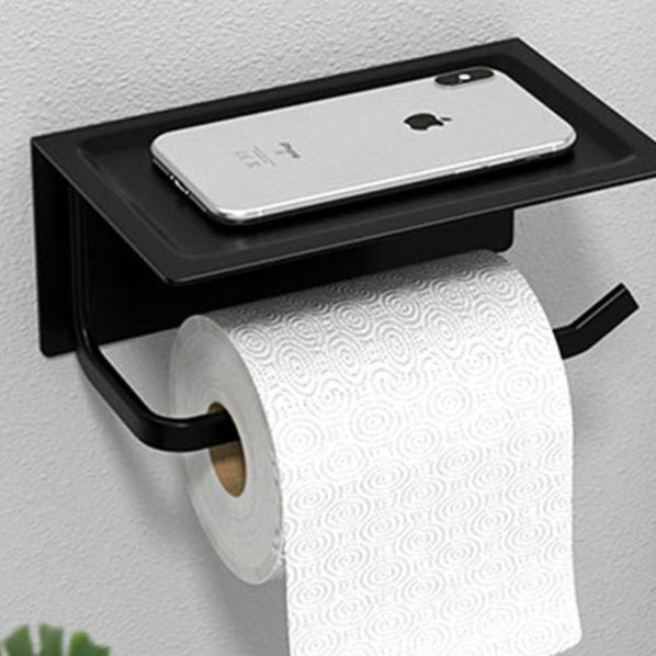 トイレットペーパーホルダー 壁掛け式トイレットペーパーホルダー棚付き