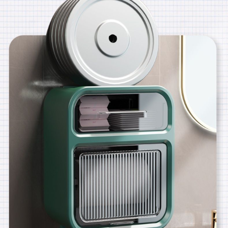 トイレットペーパーホルダー 多機能壁掛け収納付き　カバー