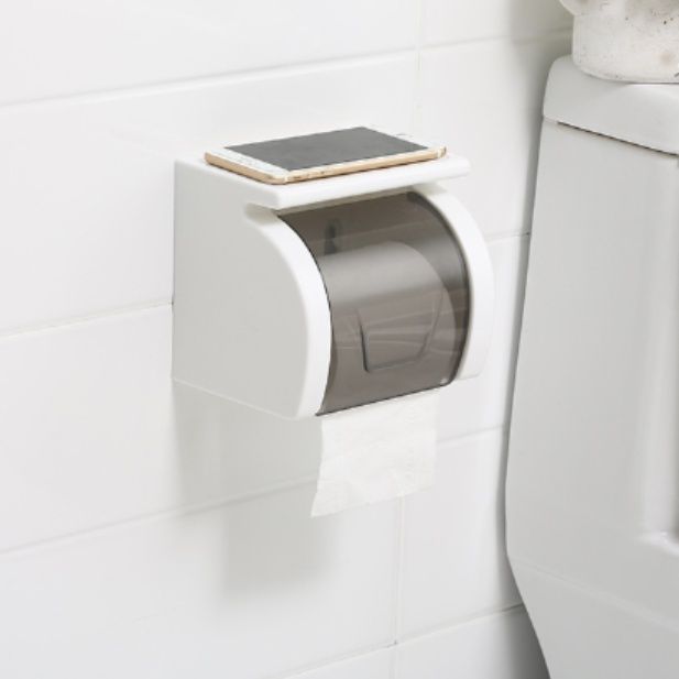 トイレットペーパーホルダー 壁掛け式収納棚付き　カバー