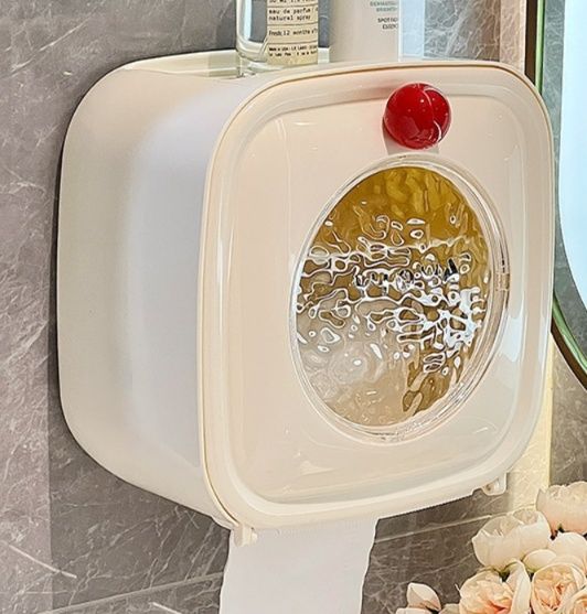 トイレットペーパーホルダー 壁掛け式収納棚