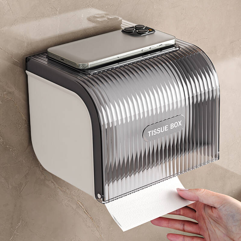 トイレットペーパーホルダー 多機能ウェーブデザイントイレホルダー