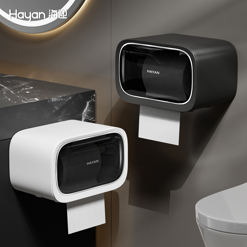 トイレットペーパーホルダー 防水防塵壁掛け式　カバー