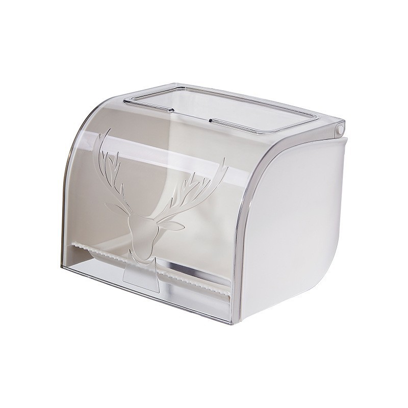 上部棚付き壁掛けトイレットペーパーホルダーカバー