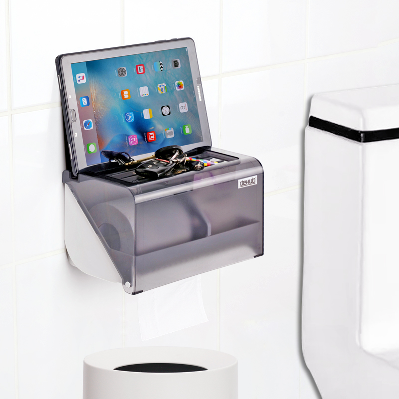 トイレットペーパーホルダー 多機能収納付きトイレットペーパーホルダー