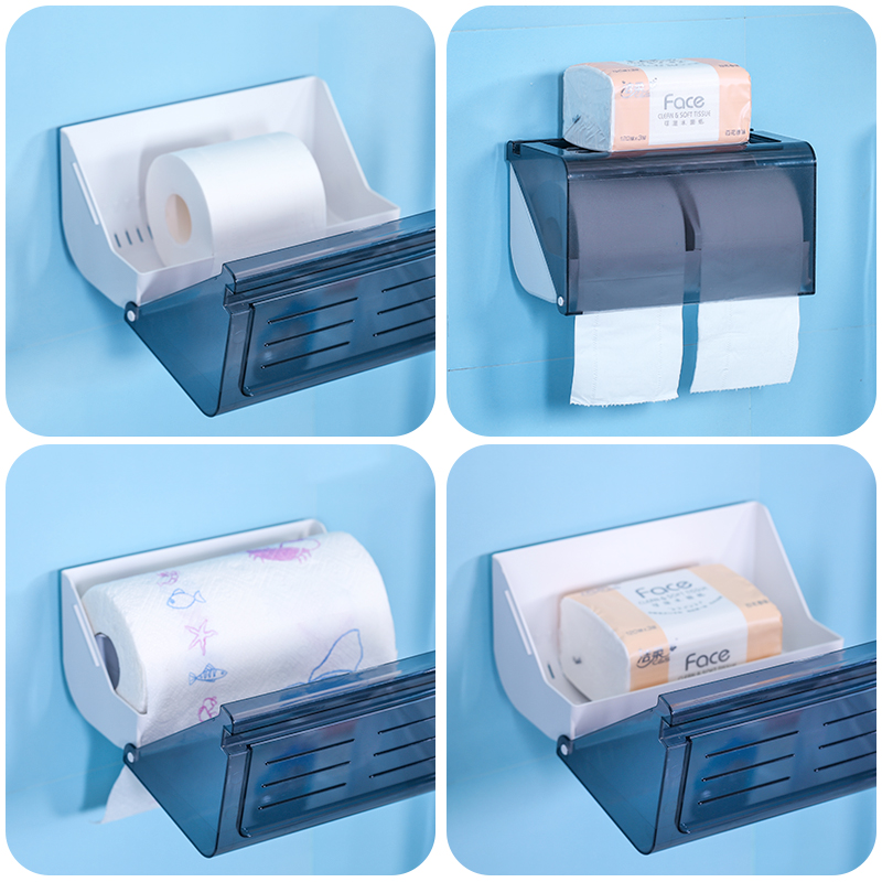 トイレットペーパーホルダー 多機能収納付きトイレットペーパーホルダー