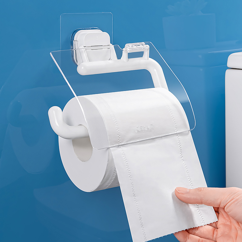 トイレットペーパーホルダー 透明アクリル トイレットペーパーホルダー