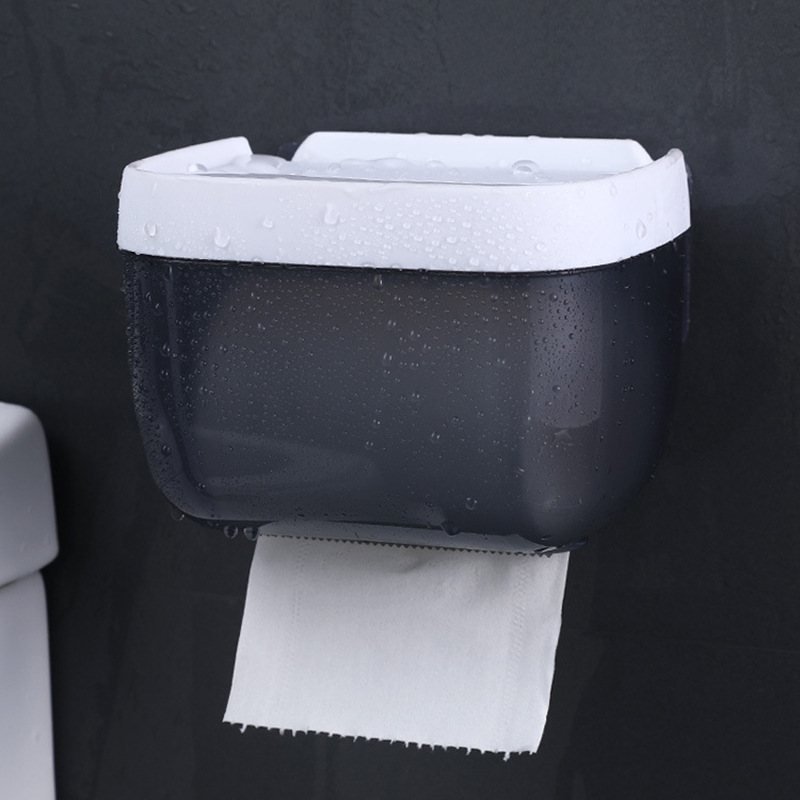 トイレットペーパーホルダー 壁掛け式多機能トイレットペーパーホルダーカバー