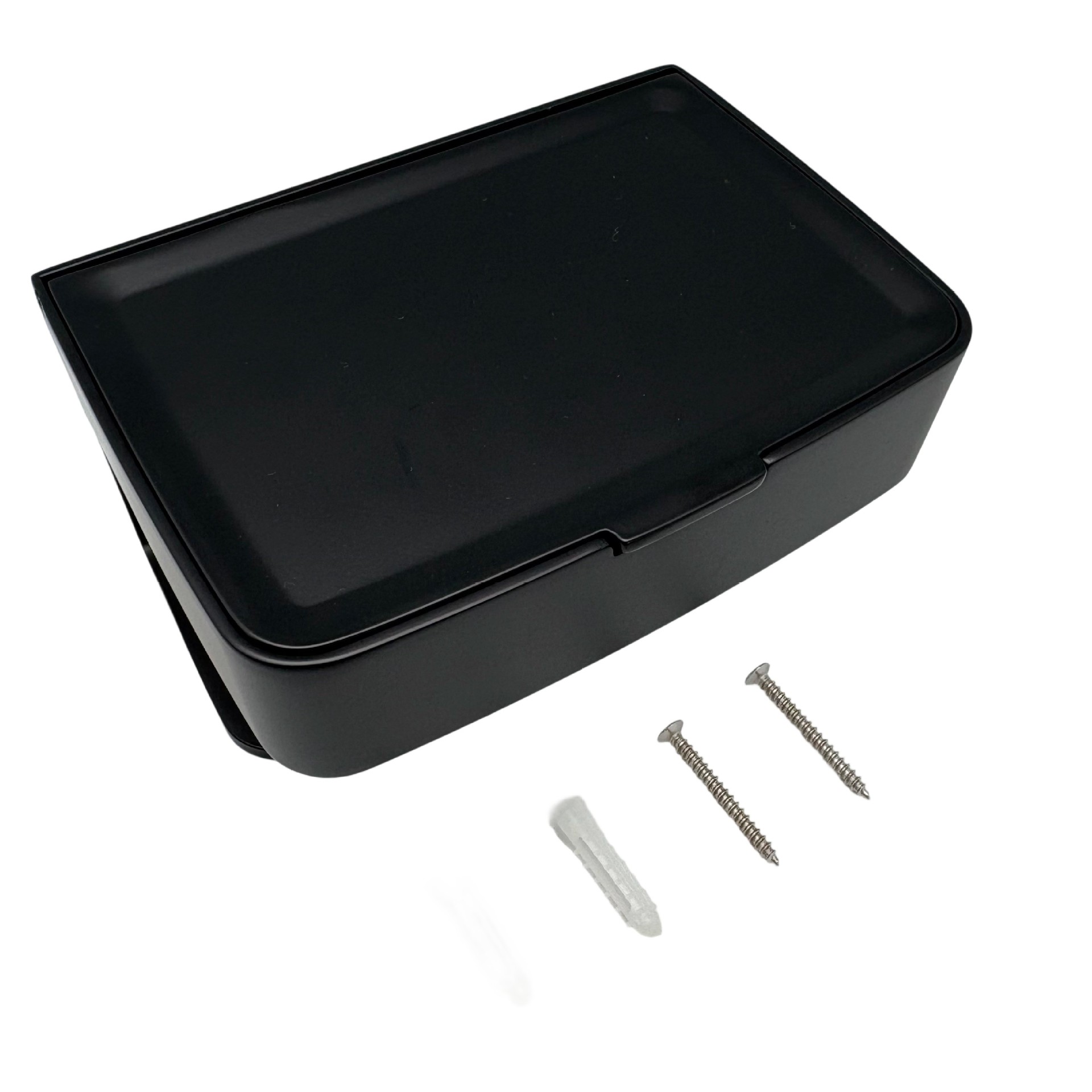 トイレットペーパーホルダー 壁掛け式紙巻器付き収納棚