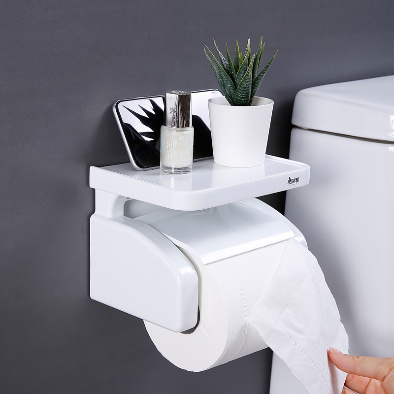 トイレットペーパーホルダー 多機能収納付きトイレットペーパーホルダー