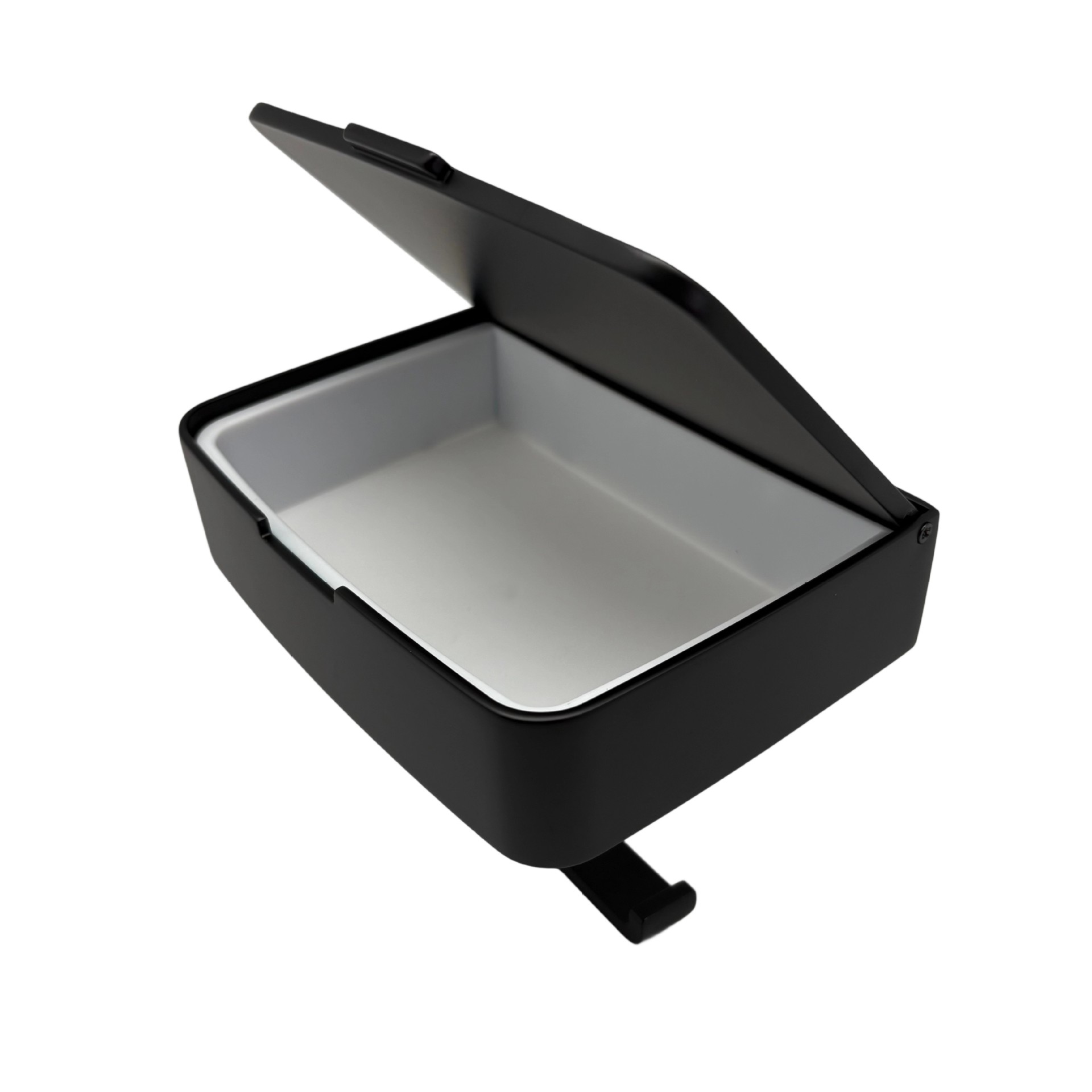 トイレットペーパーホルダー 壁掛け式紙巻器付き収納棚