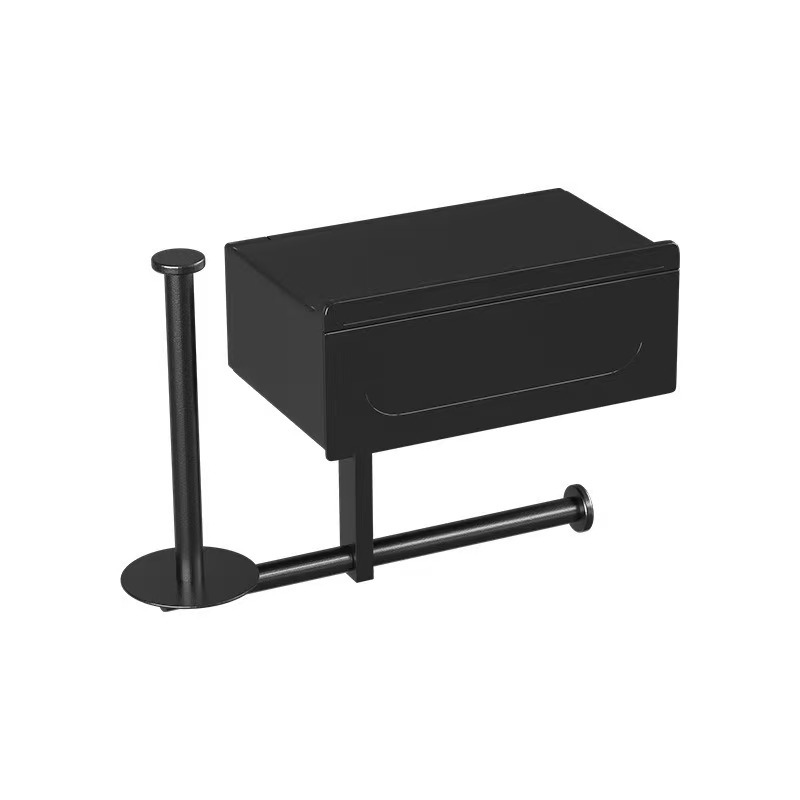 トイレットペーパーホルダー 引き出し付き壁掛け　棚