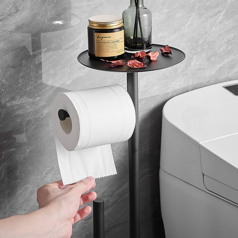 トイレットペーパーホルダー 多機能トイレットペーパースタンド棚