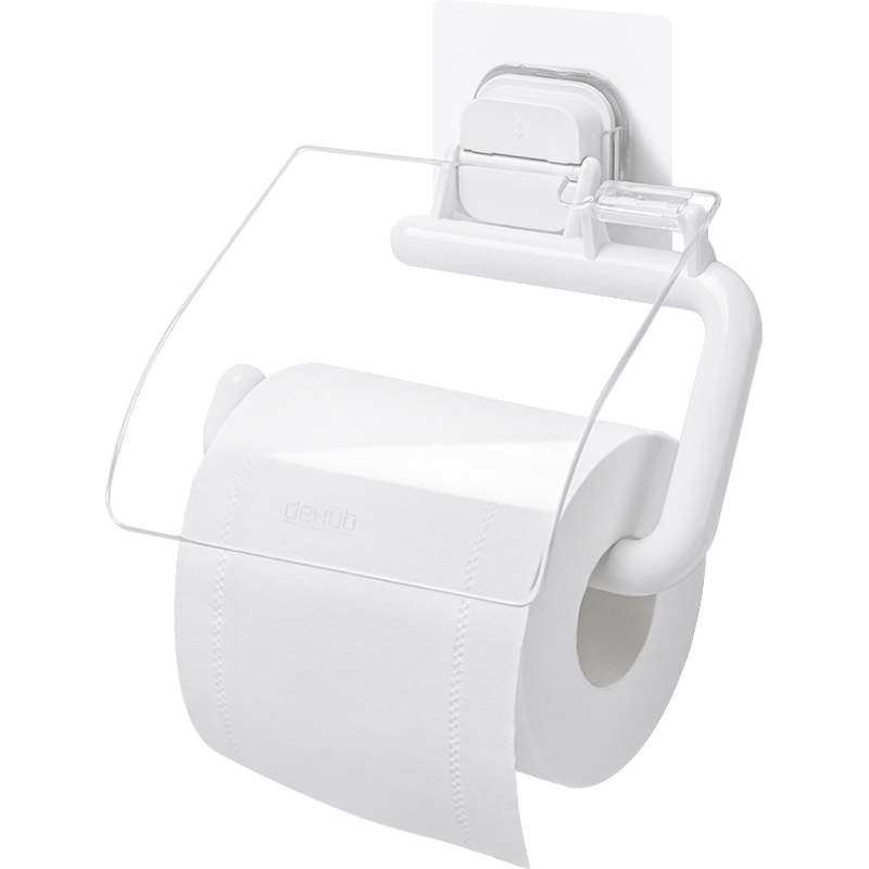 トイレットペーパーホルダー 透明アクリル トイレットペーパーホルダー