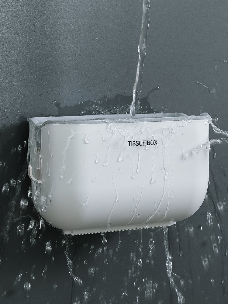 トイレットペーパーホルダー 物置棚 防水カバー