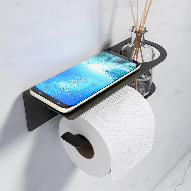 多機能棚付きトイレットペーパーホルダーカバー