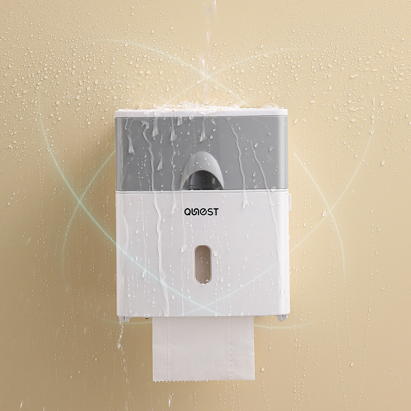 トイレットペーパーホルダー 多機能収納付き壁掛け式　カバー