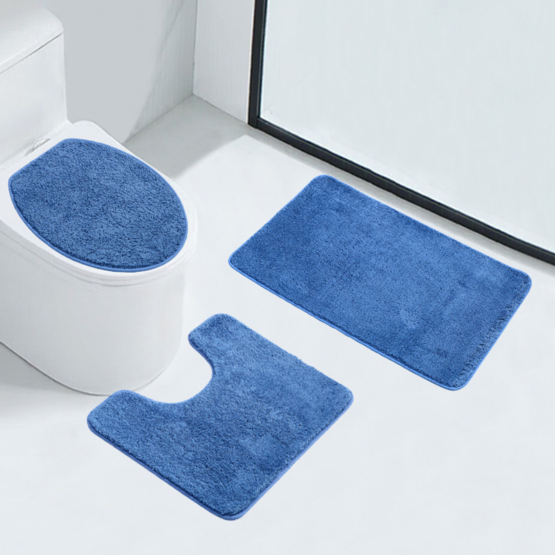 ふわふわ質感のトイレマット3点セット