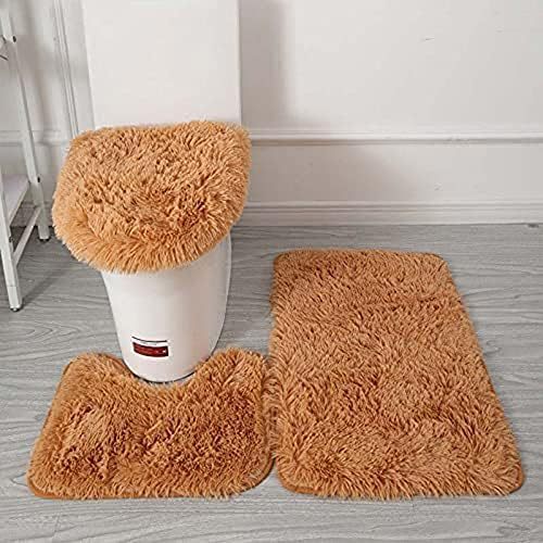 ふわふわシャギートイレマット3点セット