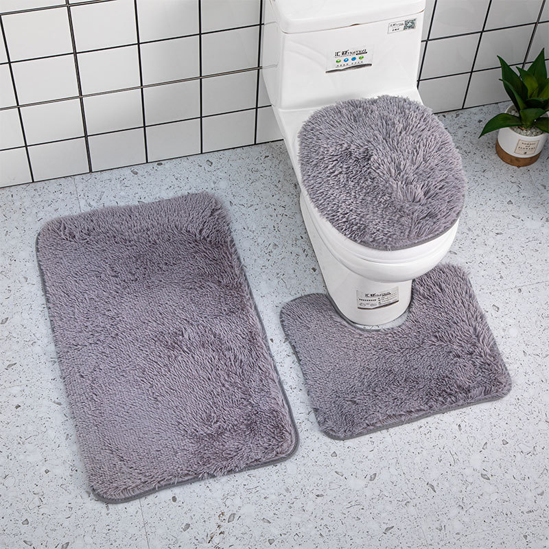 トイレマット ふわふわ長毛トイレマット3点セット