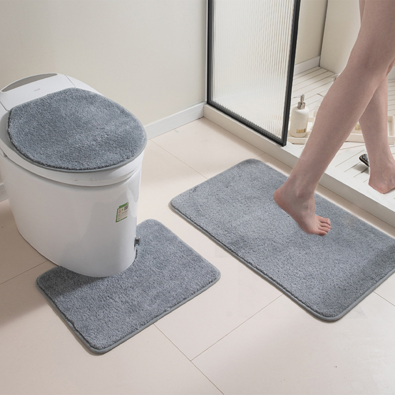 ふわふわ質感のトイレマット3点セット