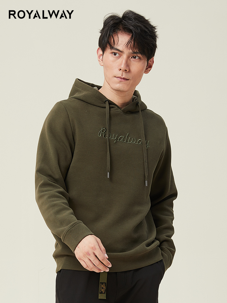 トレーナー　メンズ トレーナー　メンズ シンプル刺繍フーディートレーナー