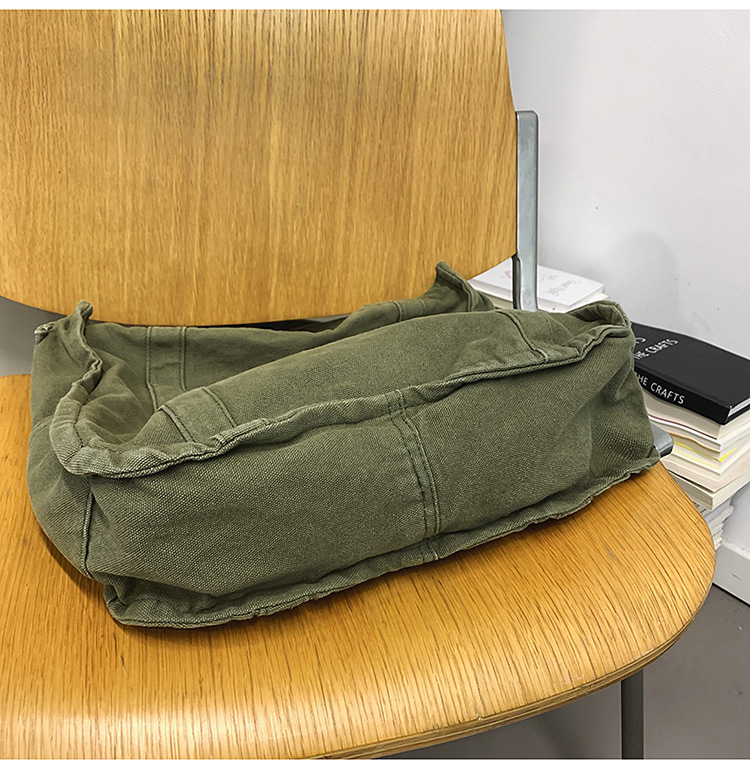 キャンバストート シンプル大容量ショルダートート